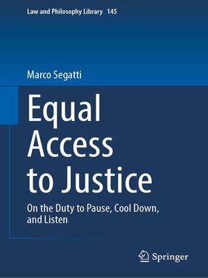 cover image of Equal Access to Justice